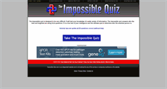 Desktop Screenshot of impossible-quiz.com